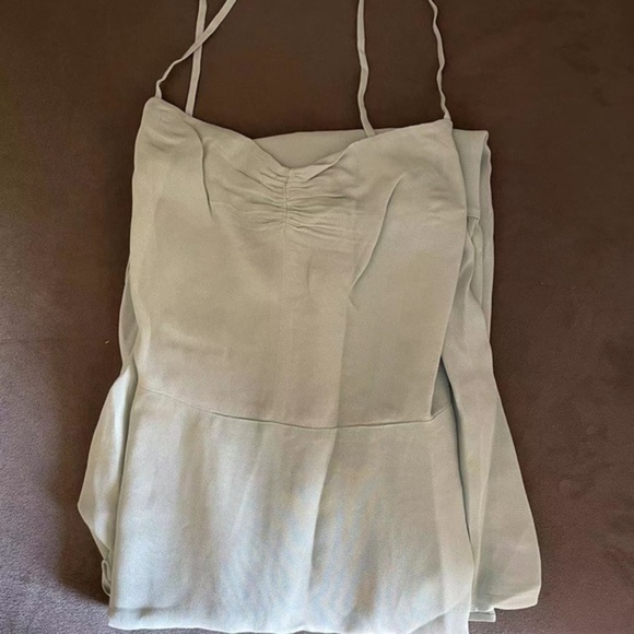 Reformation Emersyn Dress in Celadon *NEW* - Picture 4 of 6